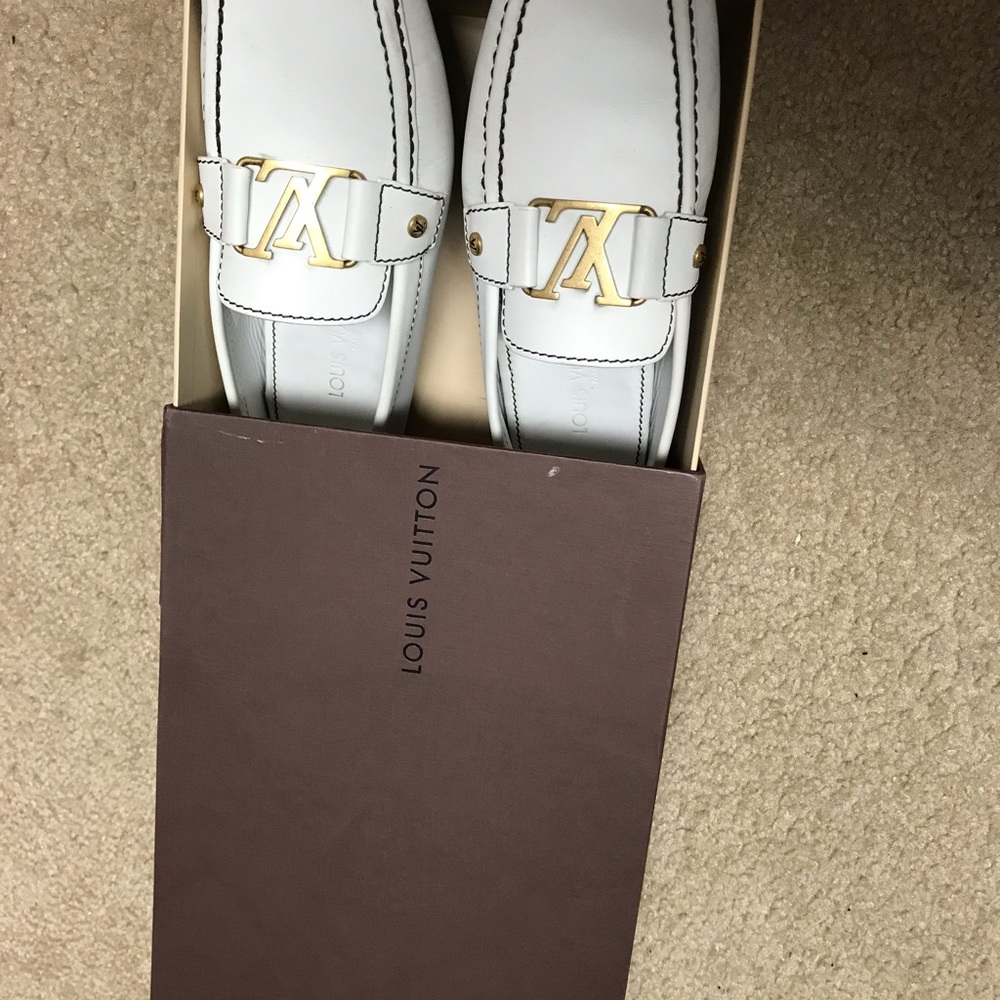 Louis Vuitton loafers men 6 1/2 LV